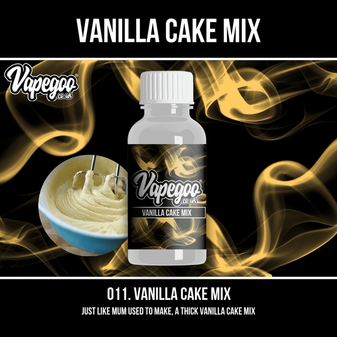 Vanilla Cake Mix | Vape Eliquid Vapegoo Flavour | Vape Juice E Liquid