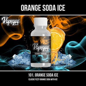Orange Soda Ice | Vape Eliquid Vapegoo Flavour | Vape Juice E Liquid