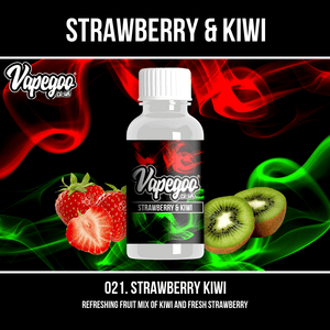 Strawberry Kiwi | Vape Eliquid Vapegoo Flavour | Vape Juice E Liquid