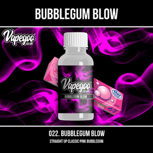 Bubblegum Blow | Vape Eliquid Vapegoo Flavour | Vape Juice E Liquid