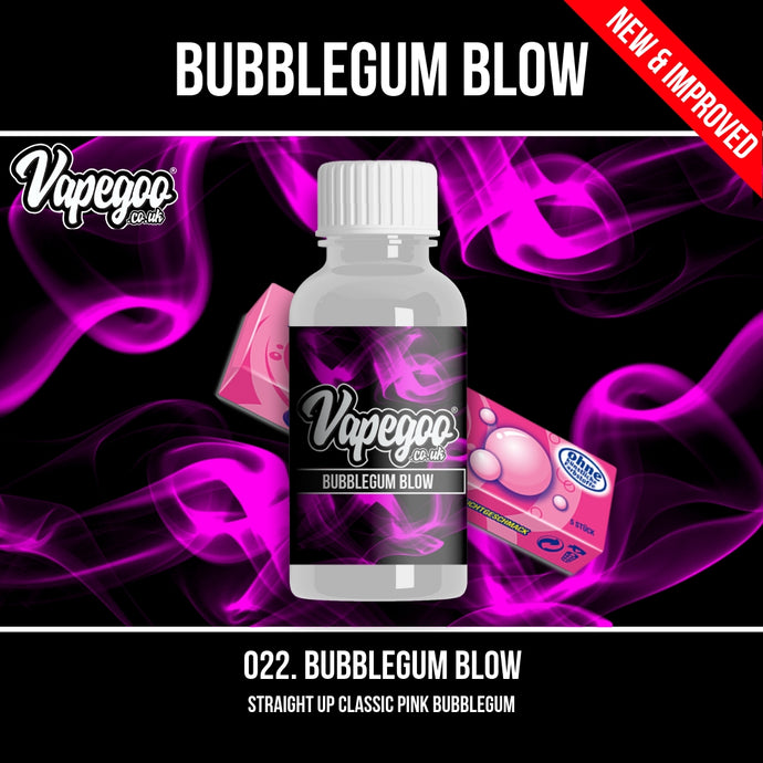 Bubblegum Blow | Vape Eliquid Vapegoo Flavour | Vape Juice E Liquid