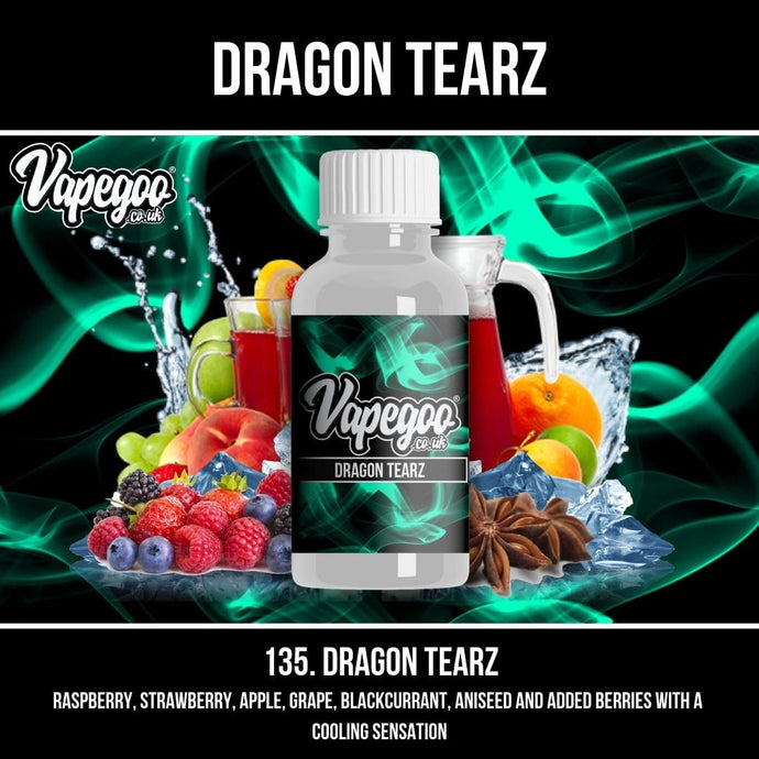 Dragon Tearz | Vape Eliquid Vapegoo Flavour | Vape Juice E Liquid