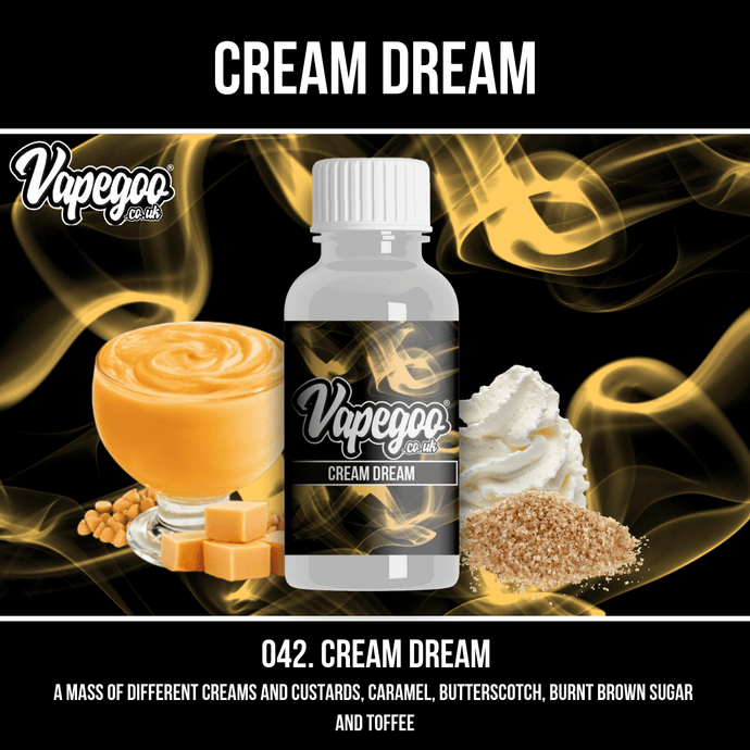 Cream Dream | Vape Eliquid Vapegoo Flavour | Vape Juice E Liquid