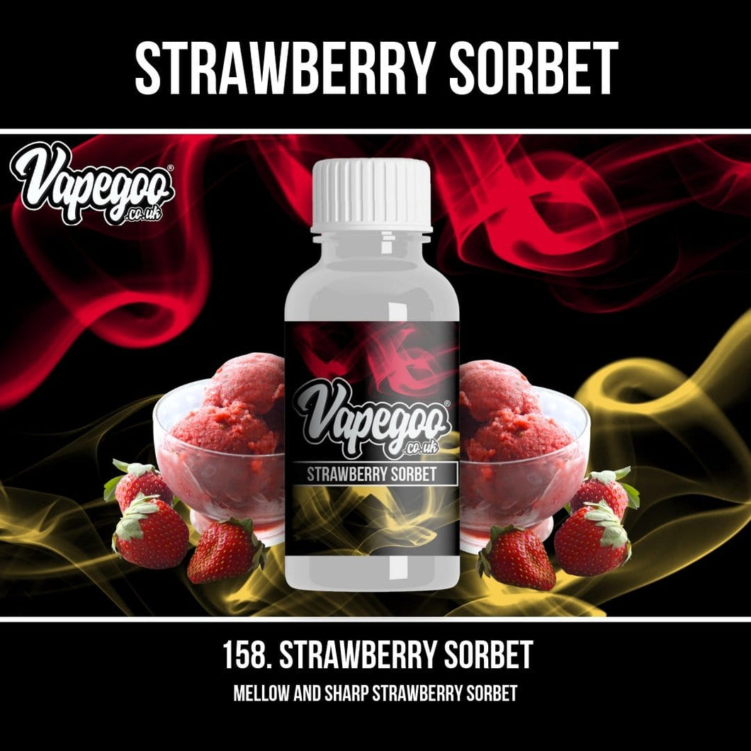 Strawberry Sorbet | Vape Eliquid Vapegoo Flavour | Vape Juice E Liquid