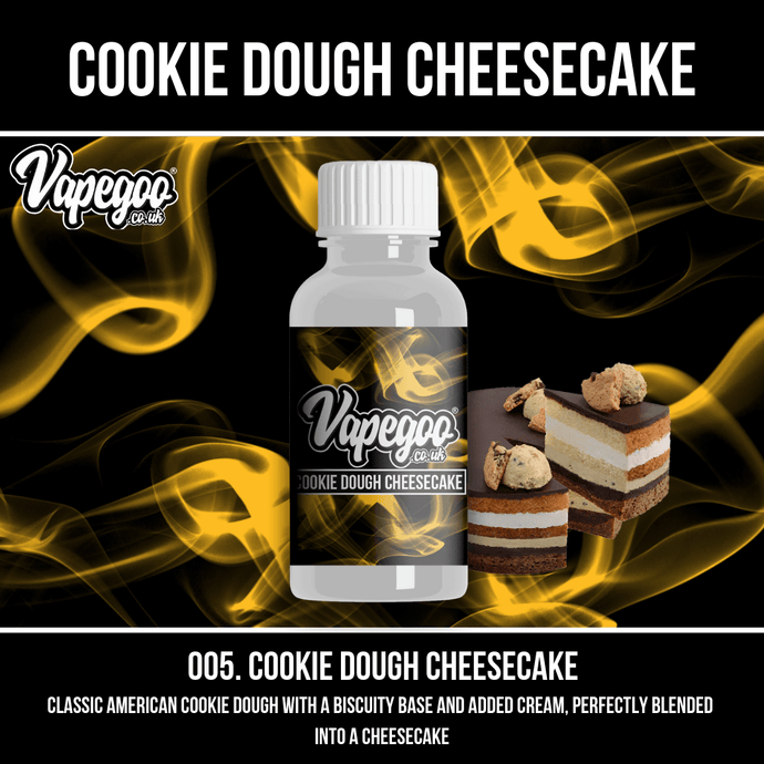 Cookie Dough Cheesecake | Vape Eliquid Vapegoo Flavour | Vape Juice E Liquid