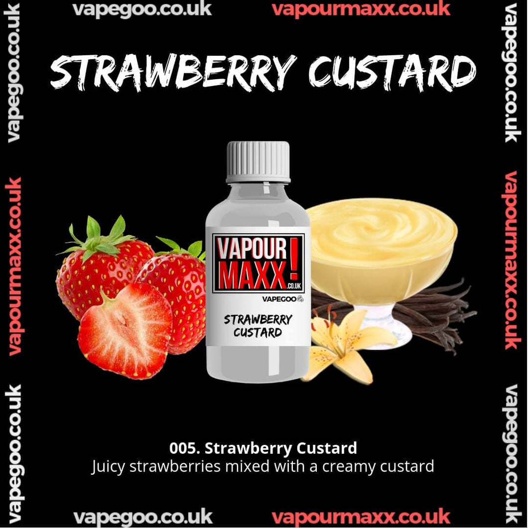 Strawberry Custard-VapeGoo.co.uk