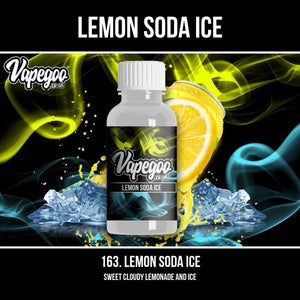 Lemon Soda Ice | Vape Eliquid Vapegoo Flavour | Vape Juice E Liquid