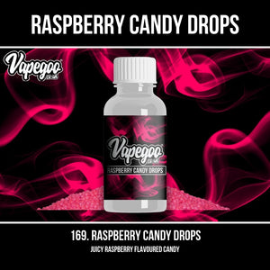 Juicy raspberry flavoured candy E-liquid | Vapegoo