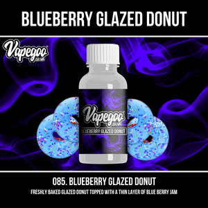Blueberry Glazed Donut | Vape Eliquid Vapegoo Flavour | Vape Juice E Liquid