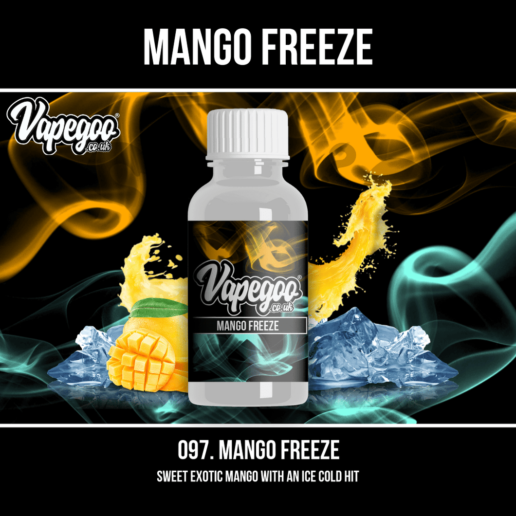 Mango Freeze | Vape Eliquid Vapegoo Flavour | Vape Juice E Liquid