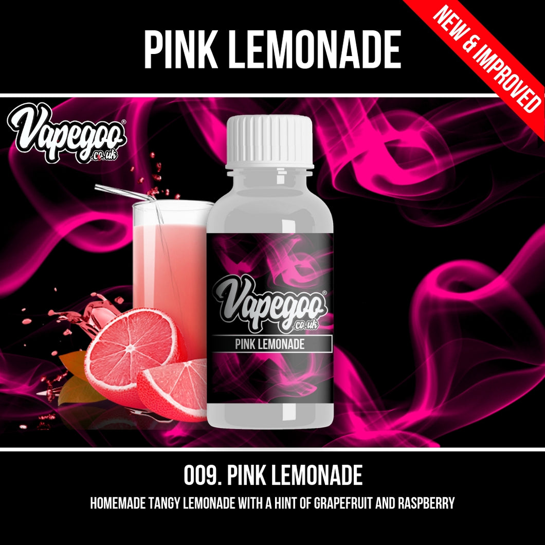 Pink Lemonade | Vape Eliquid Vapegoo Flavour | Vape Juice E Liquid