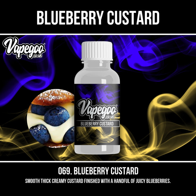 Blueberry Custard | Vape Eliquid Vapegoo Flavour | Vape Juice E Liquid