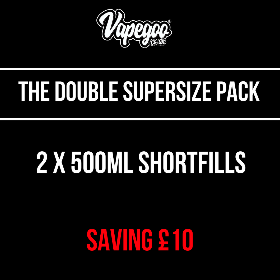 The Double Supersize Pack - 2x 500ml