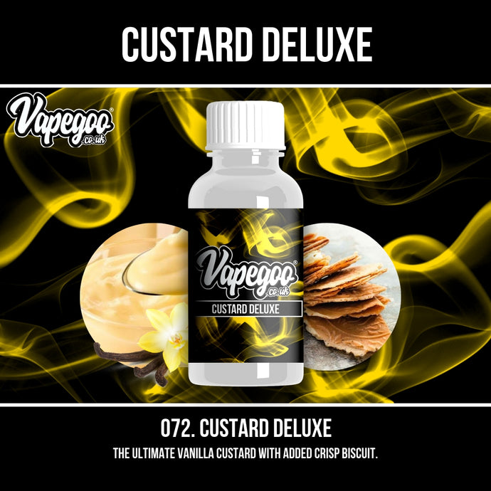 Custard Deluxe | Vape Eliquid Vapegoo Flavour | Vape Juice E Liquid