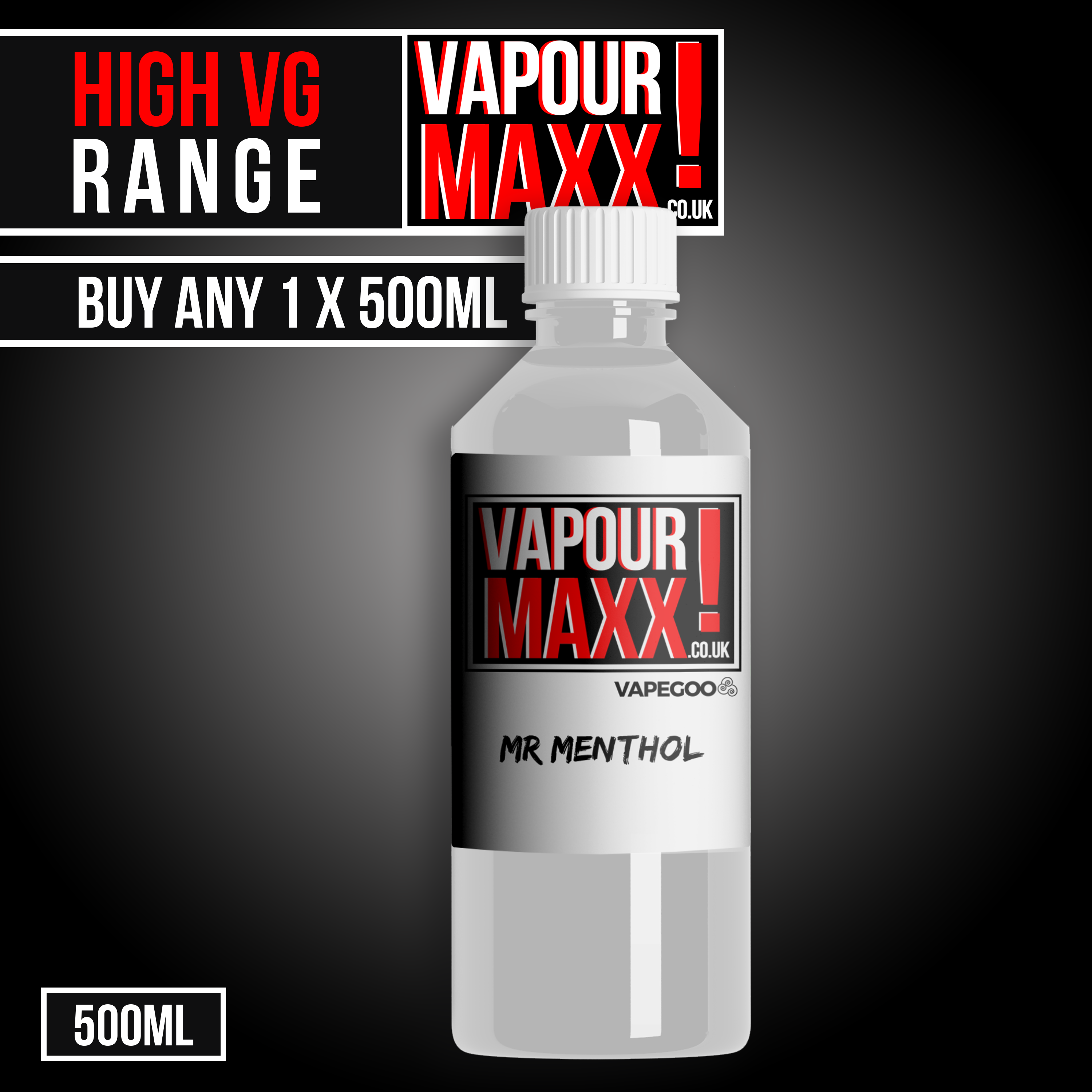 Vapourmaxx Supersize Pack 500ml Cheap UK E Liquid