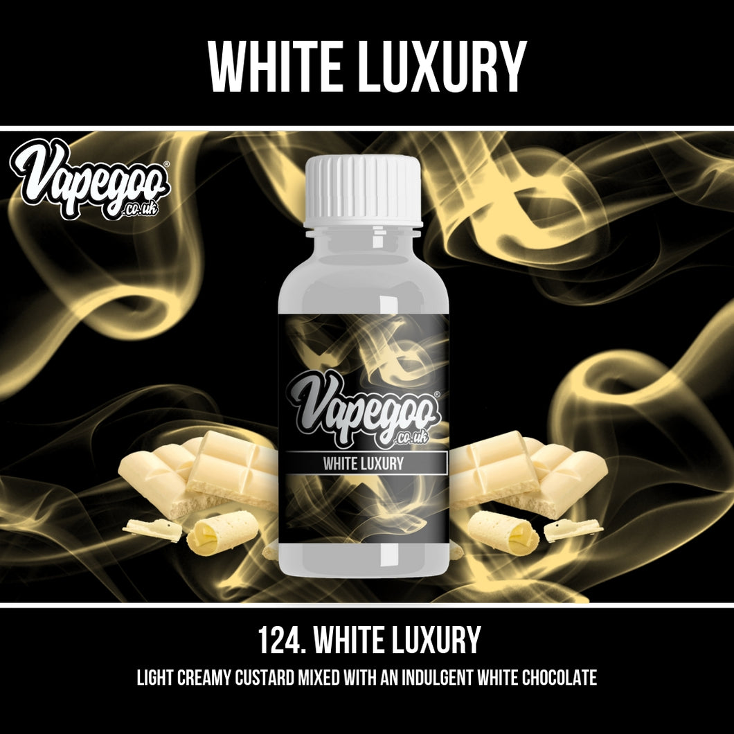 White Luxury | Vape Eliquid Vapegoo Flavour | Vape Juice E Liquid